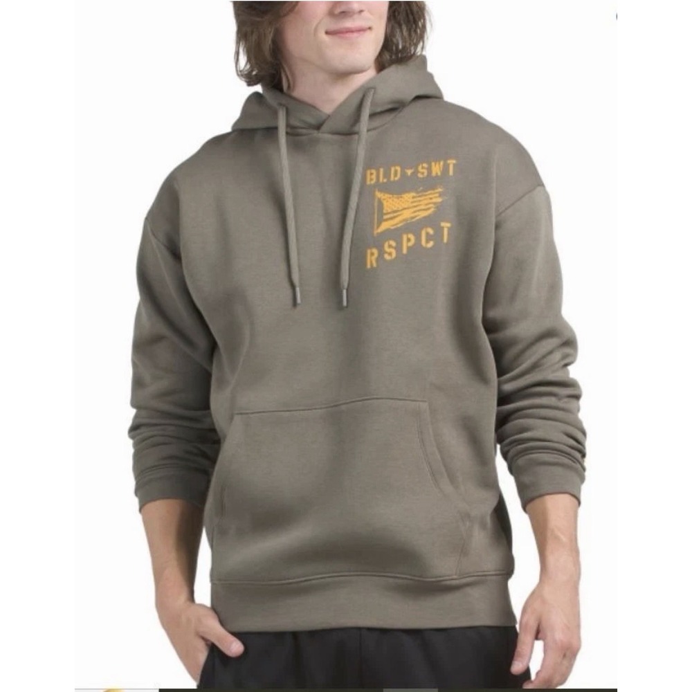 Under Armour Project Rock‎ Freedom Hoodie XL Mens Olive Green BLD SWT RSPCT 70J